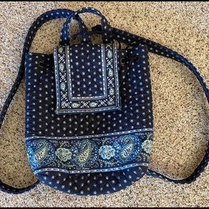 Vera Bradley Seaport Navy Backpack